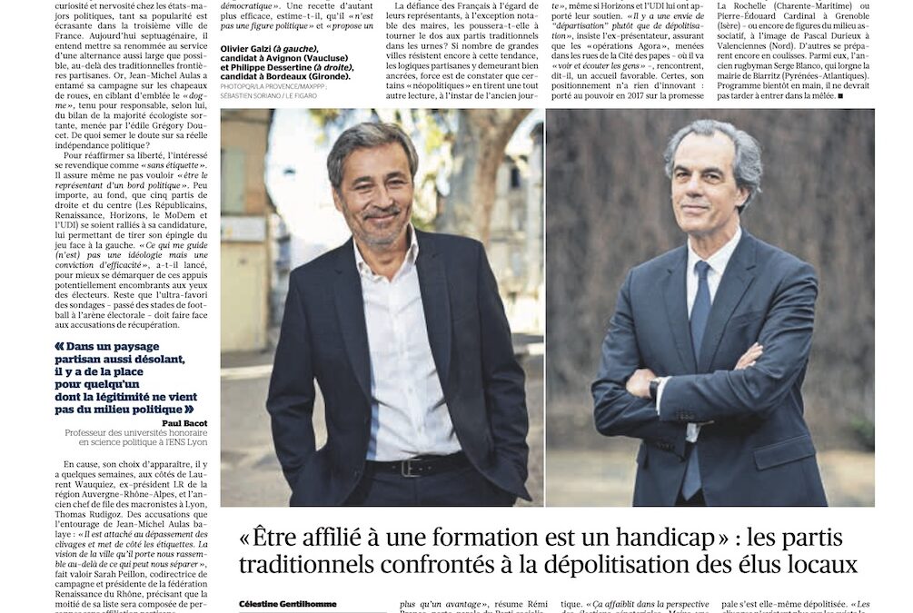 Aulas, Galzi, Dessertine… La société civile à l’assaut des élections municipales