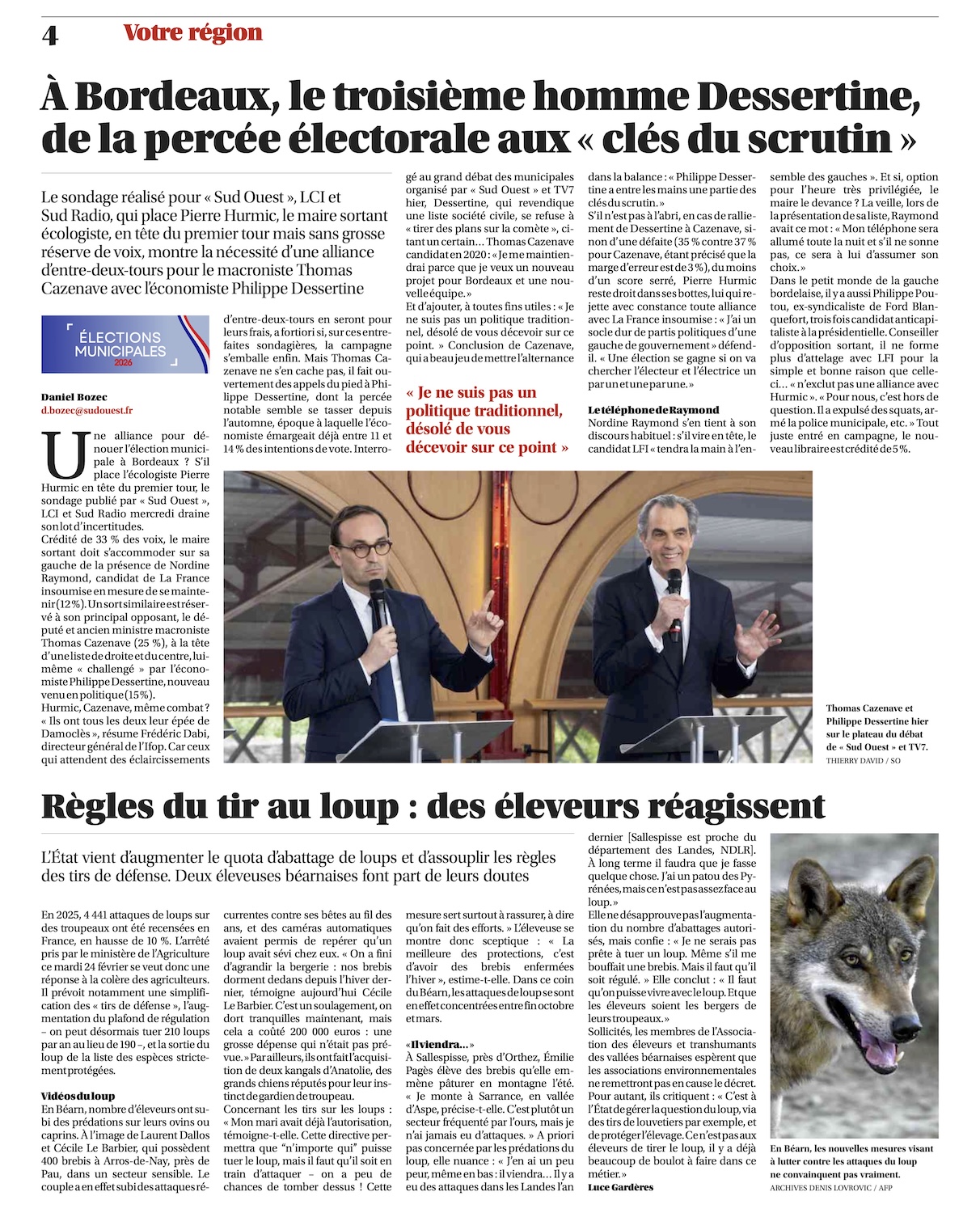 Municipales à Bordeaux : le troisième homme Dessertine, de la percée électorale aux « clés du scrutin »