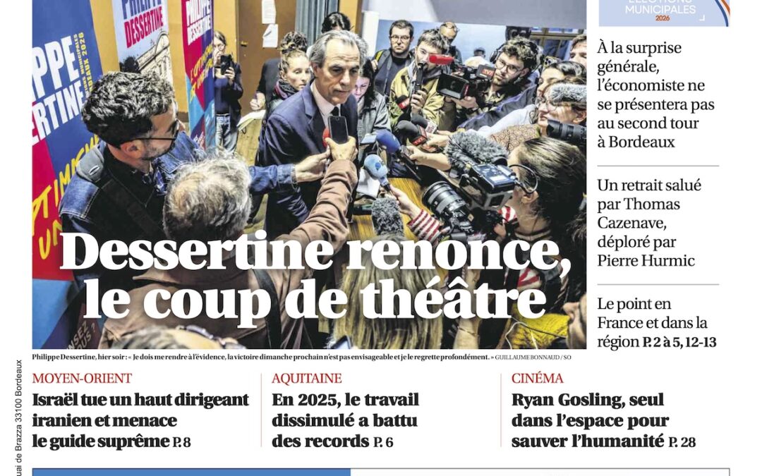 Municipales à Bordeaux : Dessertine, de la sensation de la campagne au renoncement surprise