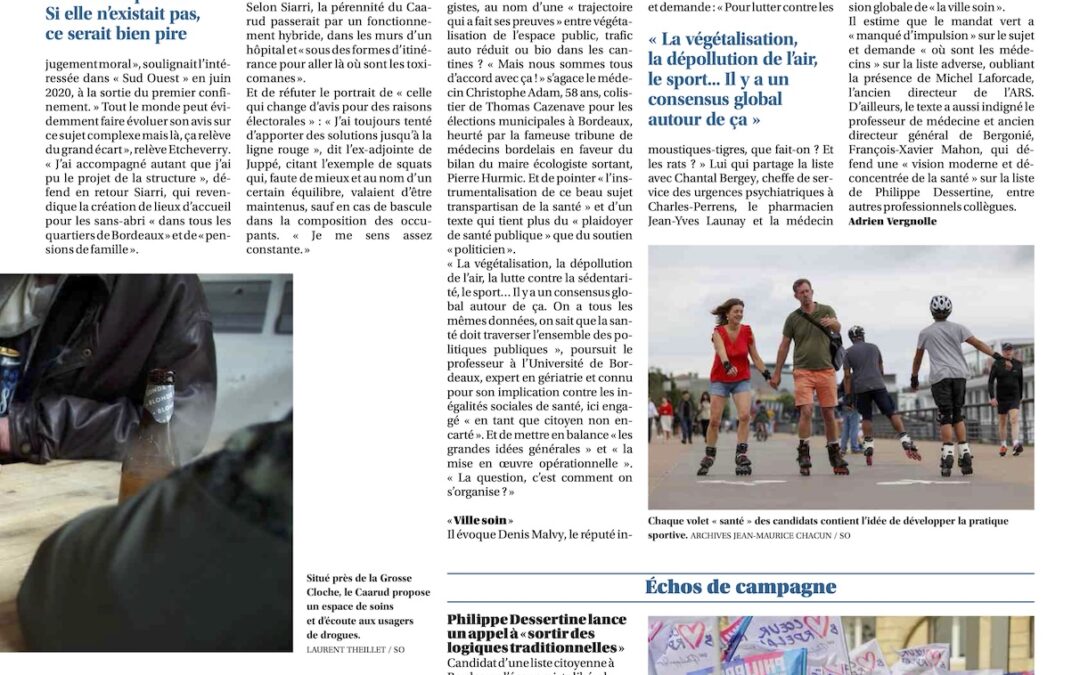 Municipales 2026 à Bordeaux : Philippe Dessertine lance un appel à « sortir des logiques traditionnelles »