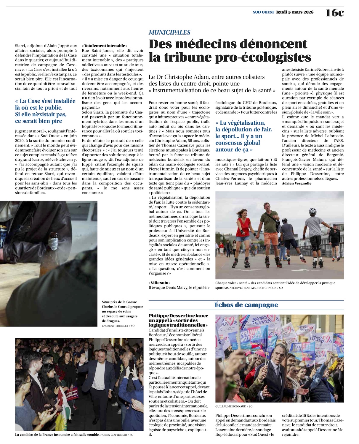 Municipales 2026 à Bordeaux : Philippe Dessertine lance un appel à « sortir des logiques traditionnelles »