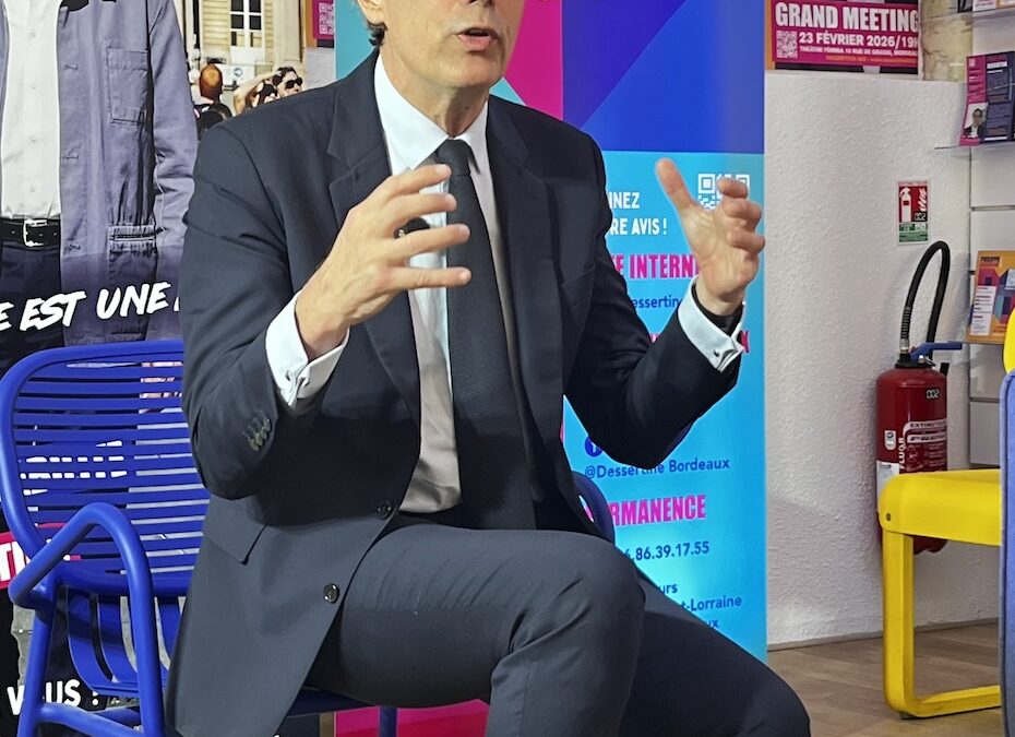 Municipales 2026 à Bordeaux: Philippe Dessertine rejette toute alliance avec Thomas Cazenave