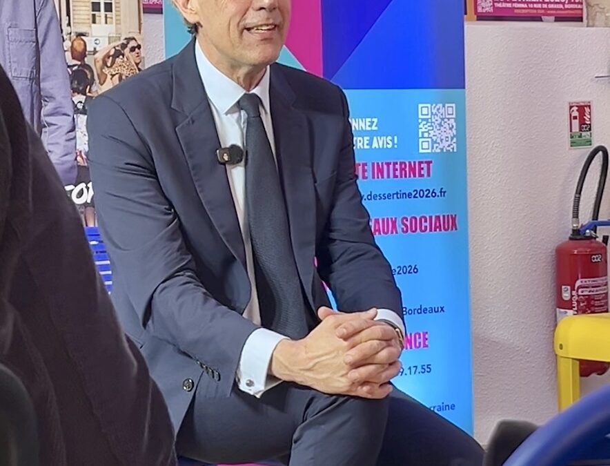 Municipales à Bordeaux : donné comme troisième homme, Philippe Dessertine se maintiendra au 2d tour « quoiqu’il arrive »