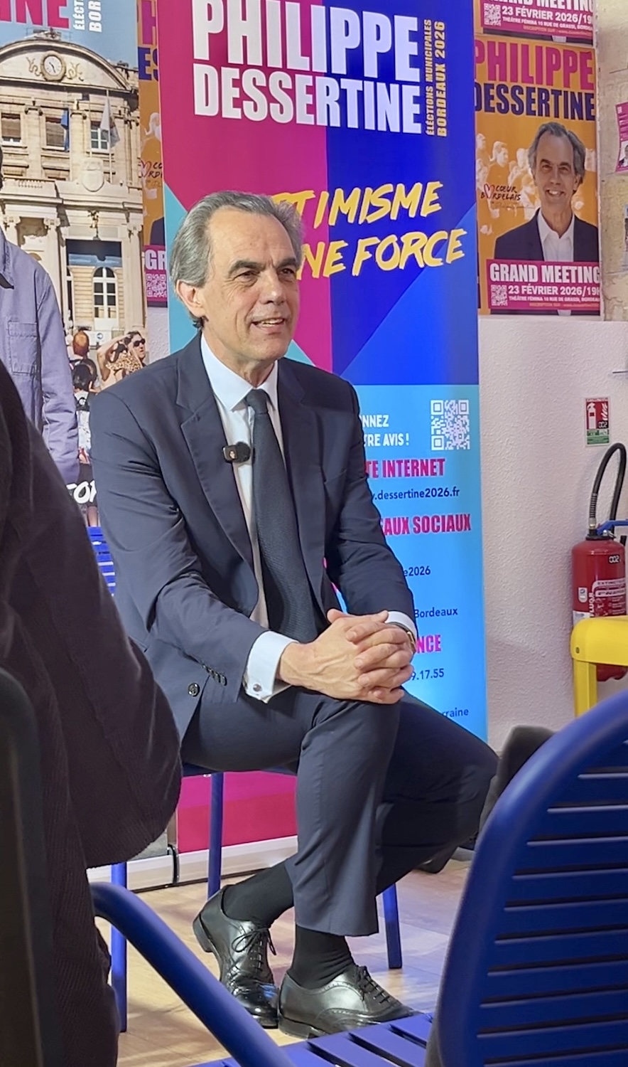 Municipales à Bordeaux : donné comme troisième homme, Philippe Dessertine se maintiendra au 2d tour « quoiqu’il arrive »