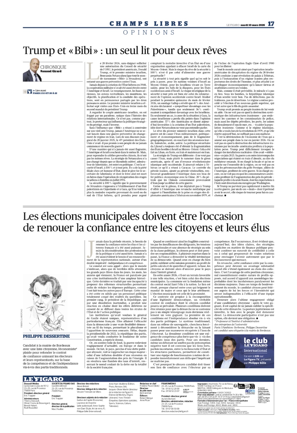 «Les élections municipales doivent être l’occasion de renouer la confiance entre les citoyens et leurs élus»